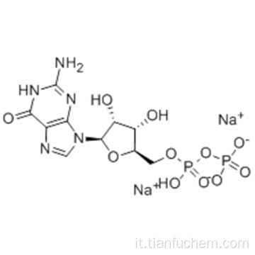 Sale disodico di guanosina-5&#39;-difosfato CAS 7415-69-2